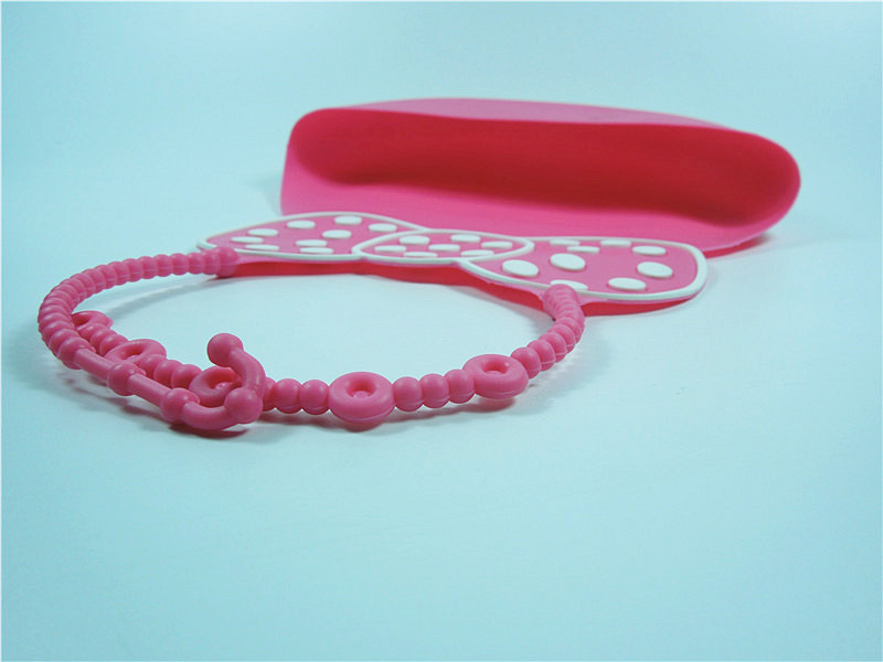 双色硅胶围嘴兜